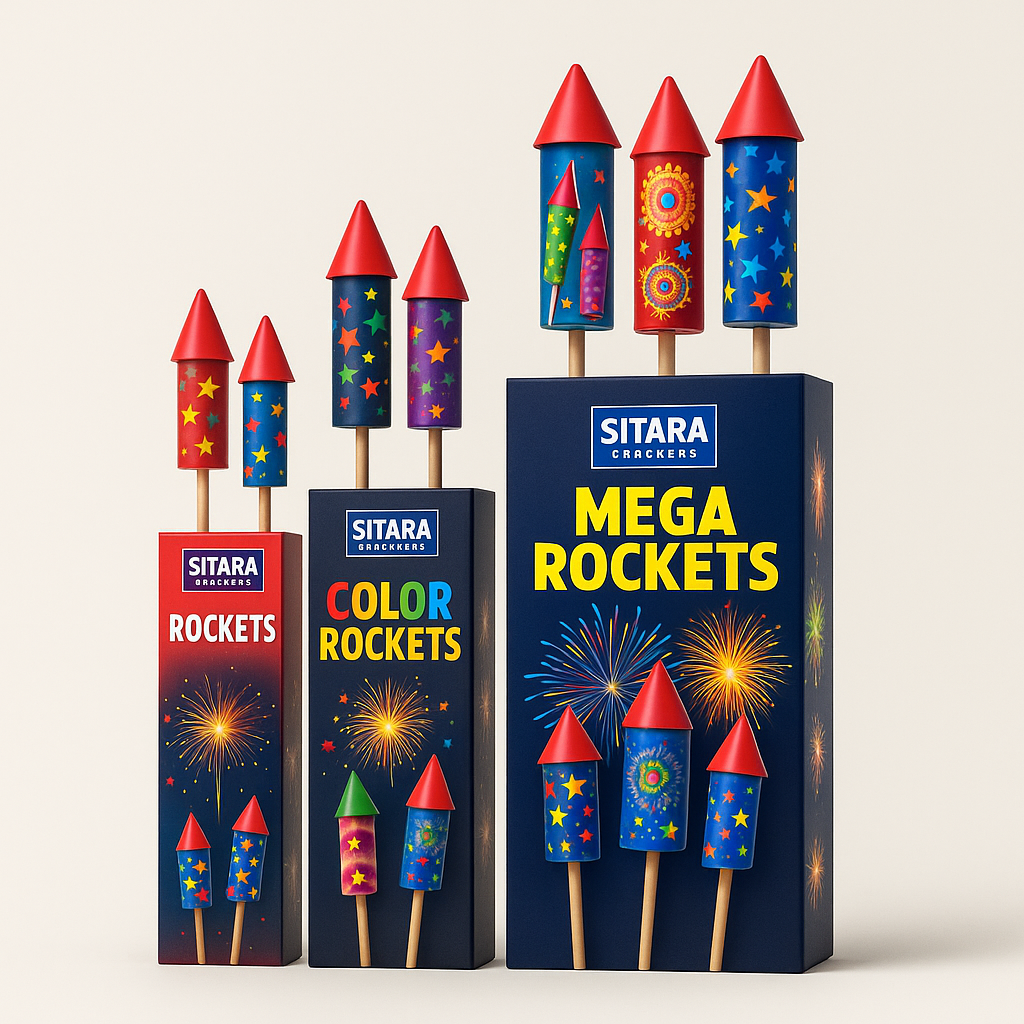 Rocket Crackers – Soar High with Dazzling Fireworks | Sitara Crackers