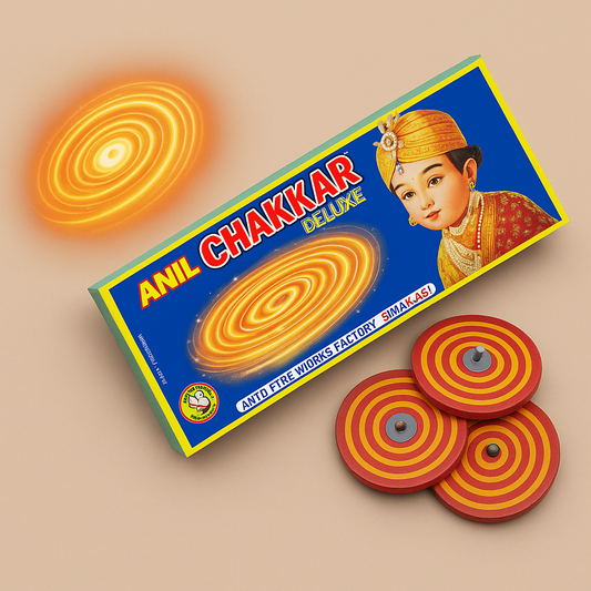 Anil Chakri Ashoka Crackers – Super fast in plastic