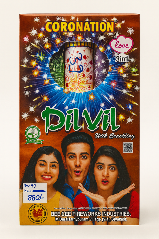Cornation long 3 Shots Sky shots (multicolor) (Dil Vil)