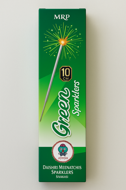 10cm Phool Ghari (green color)