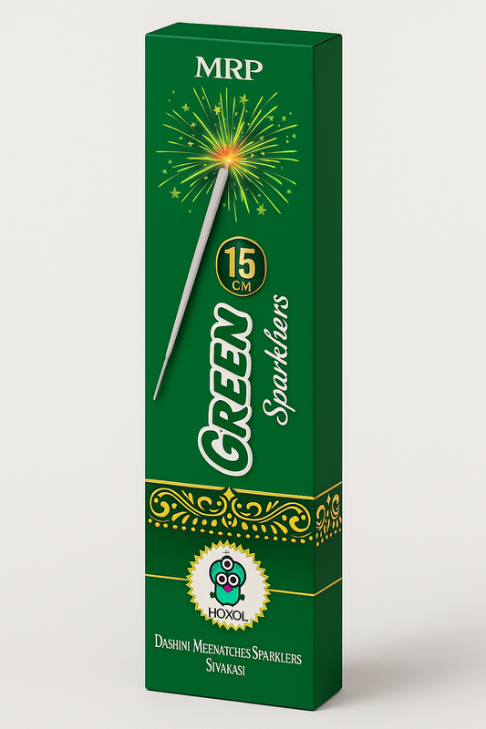 15cm Phool Ghari (Green color)
