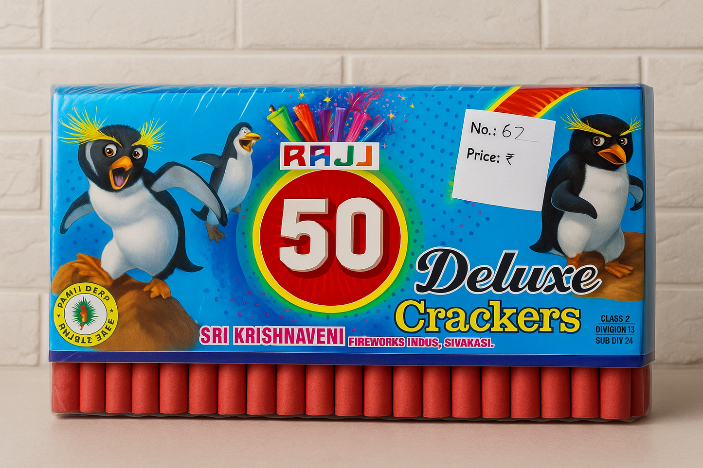 Rajji 50 Deluxe Crackers